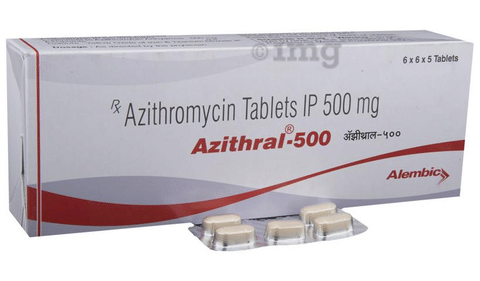 Azithral 500 Tablet image