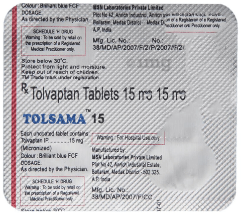 Tolsama 15 Tablet image Tolsama 15 Tablet image