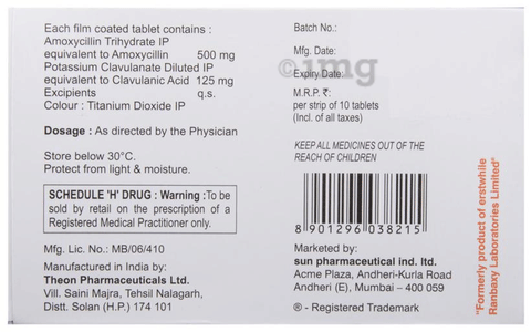 Mox CV 625 Tablet image