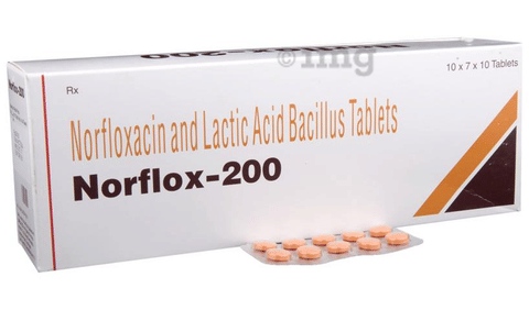 NORflox 200 Tablet image