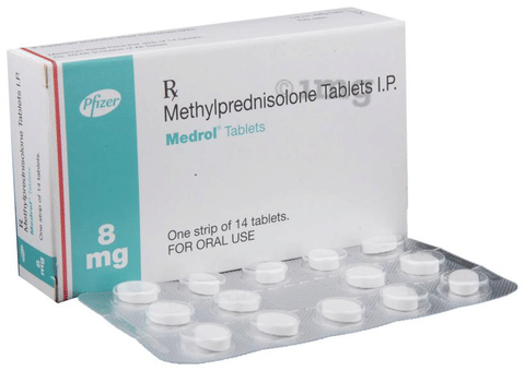 Medrol 8mg Tablet image