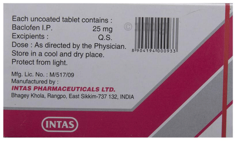 Baclofen 25mg online