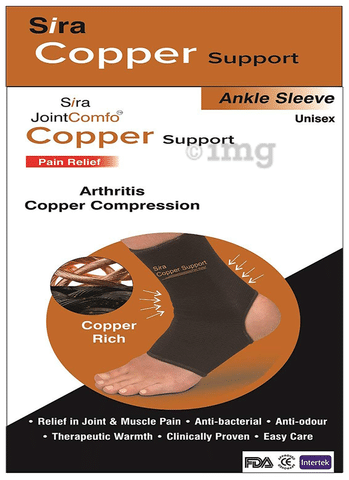 Ankle Copper Compression Sleeve