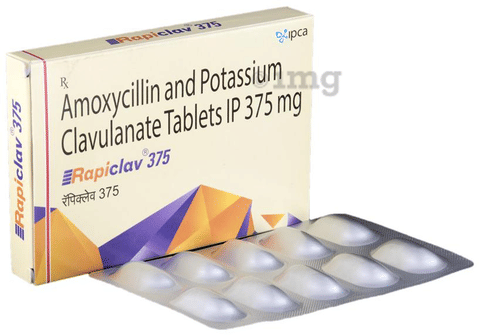 Rapiclav 375 Tablet image