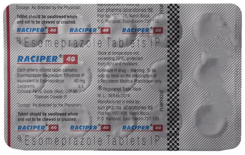 racipER 40 Tablet image