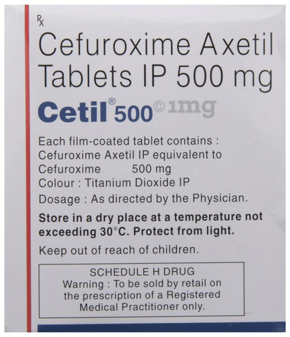 Cetil 500 Tablet image Cetil 500 Tablet image