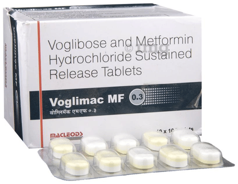 Voglimac MF 0.3 Tablet SR image Voglimac MF 0.3 Tablet SR image