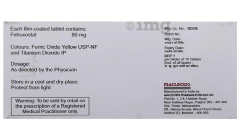 Febumac 80 Tablet image