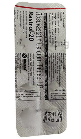Rastrol 20 Tablet image
