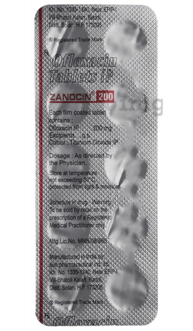 Zanocin 200 Tablet image