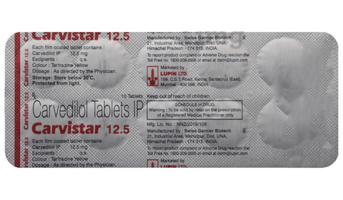 Carvistar 12.5 Tablet image