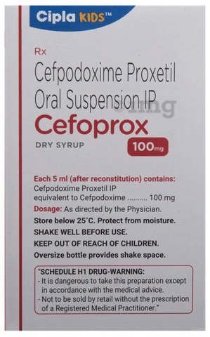 Cefoprox 100mg Dry Syrup image Cefoprox 100mg Dry Syrup image