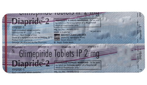 Diapride 2 Tablet image