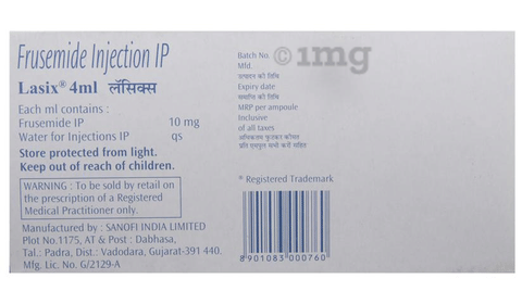 Lasix Injection image