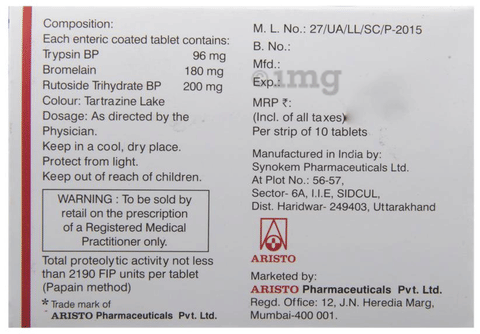 Zymoflam Forte Tablet image