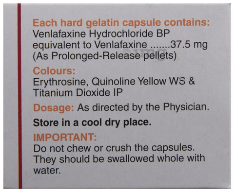 Venlor xr 37.5 mg