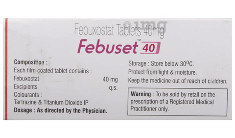 Febuset 40 Tablet image