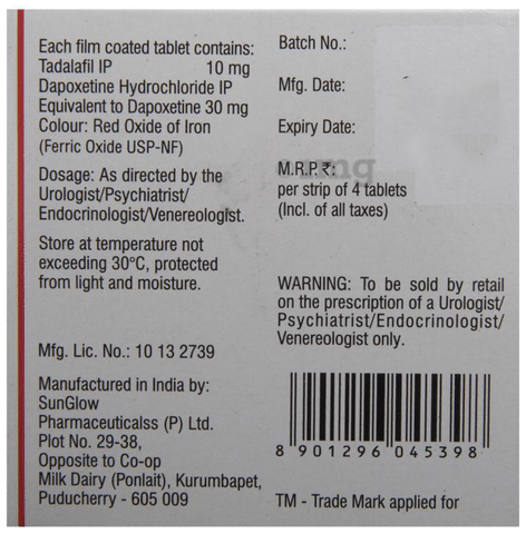 Tadalafil 10mg medplus