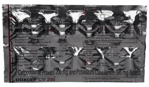 Doxcef CV 200 Tablet image Doxcef CV 200 Tablet image