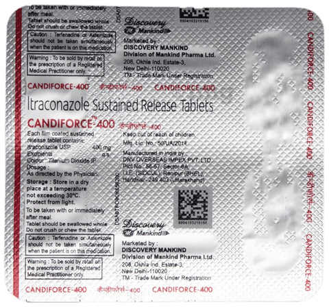 Candiforce 400 Tablet SR image