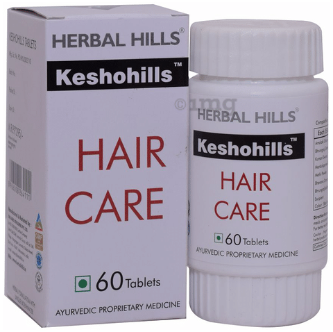 Herbal Hills Keshohills Hair Care Tablet: Buy bottle of 60 tablets at best  price in India | 1mg