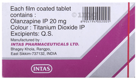Oliza 20 Tablet image Oliza 20 Tablet image