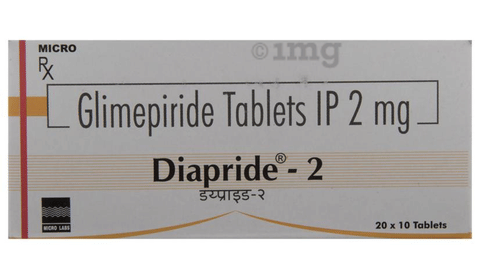Diapride 2 Tablet image