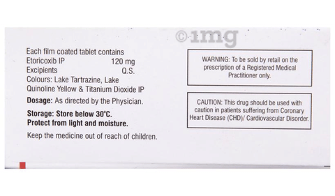 Etowin 120 Tablet image Etowin 120 Tablet image