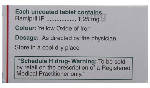 Ramipres 1.25 Tablet image