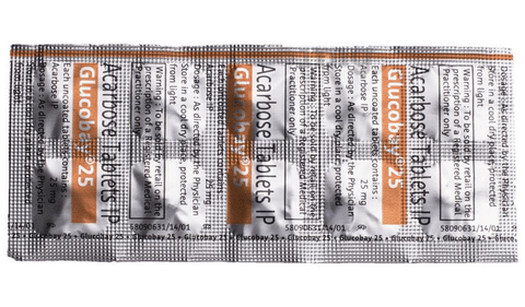 Glucobay 25 Tablet image