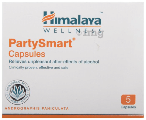 Himalaya Wellness PartySmart Capsule: Buy strip of 5.0 capsules at
