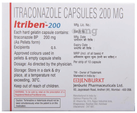 Itriben 200 Capsule image Itriben 200 Capsule image