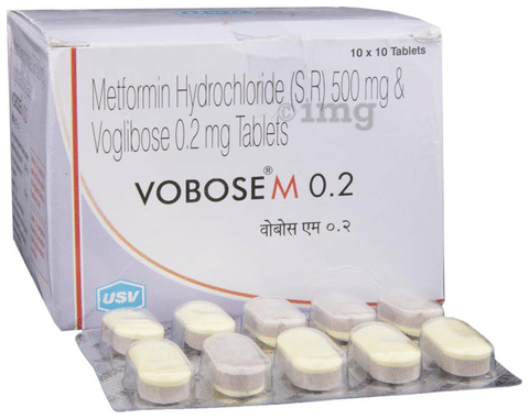 Vobose M 0.2 Tablet SR image Vobose M 0.2 Tablet SR image