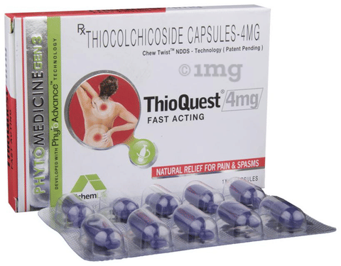 Thioquest 4mg Fast Acting Capsule image