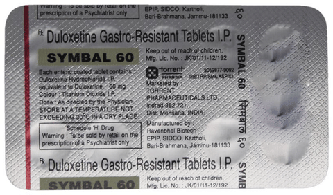 Symbal 60 Tablet image