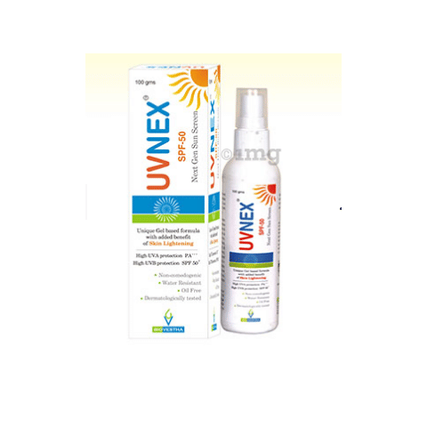 Uvnex Spf 50 Sunscreen Gel image