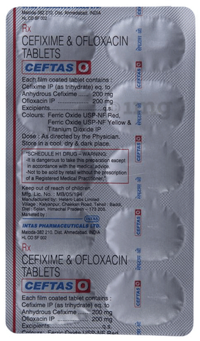 Ceftas O Tablet image