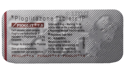 Pioglit 7.5 Tablet image