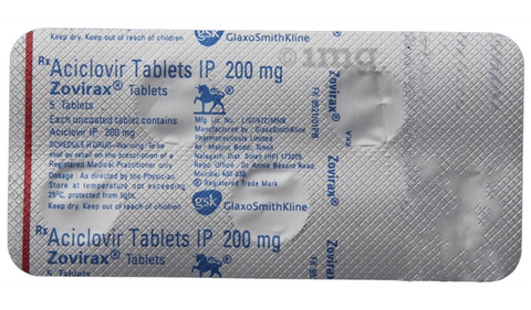 Zovirax 200 Tablet image