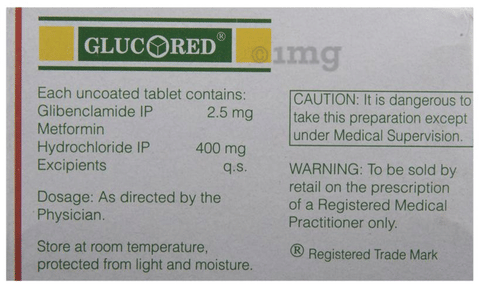 Glucored Tablet image