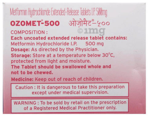 Ozomet 500 Tablet ER image