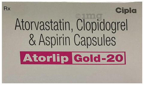 Atorlip Gold 20 Capsule image Atorlip Gold 20 Capsule image