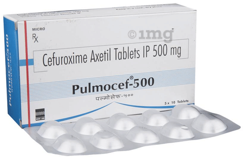 Pulmocef 500 Tablet image