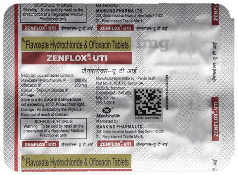 Zenflox-UTI Tablet image