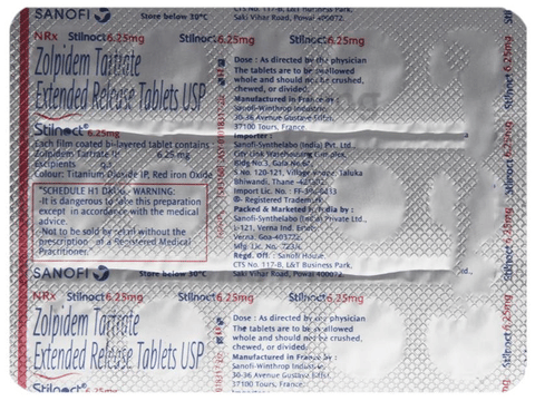 Stilnoct 6.25mg Tablet image Stilnoct 6.25mg Tablet image