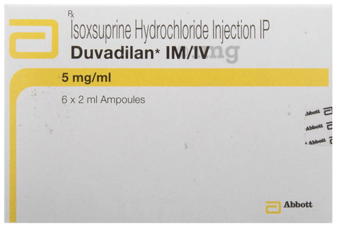 Duvadilan IM/IV 5mg Injection (2ml Each) Ampules image