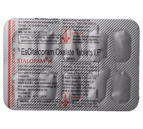 Stalopam 20 Tablet image