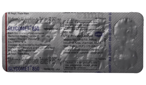 Glycomet 850 Tablet image