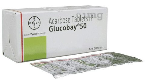 Glucobay 50 Tablet image
