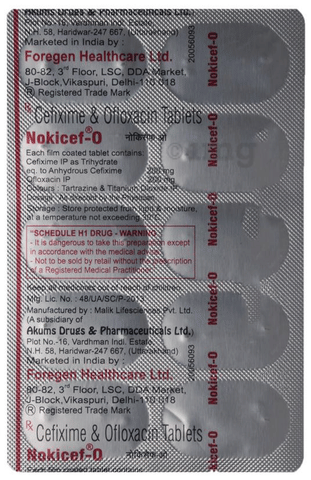 Nokicef-O Tablet image